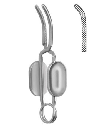 2. Vessel Clip (According to Mueller, Tip Curved, Closing Pressure 50 Grams)
