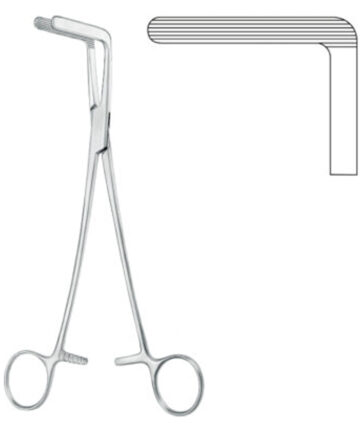 Clamp Forceps (According to Wertheim-Cullen)