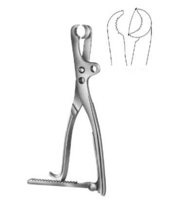 Bone surgery , Bone holding forceps, acc. to UlriCh, straight