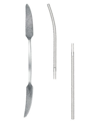 Bone surgery , Bone rasp, acc. to Putti, flat