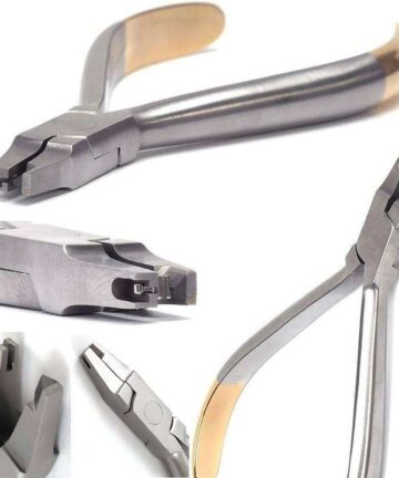 Crimpable Hook Arch wire Placement Pliers, Orthodontic Dental Hook Crimping Pliers, TC (Tungsten Carbide)