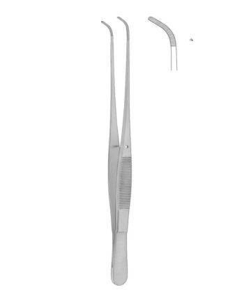 Dressing Forceps (According to Brophy, Curved)