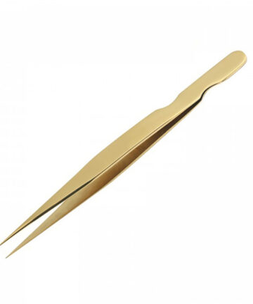 Gilded Titanium Beauty Tweezers