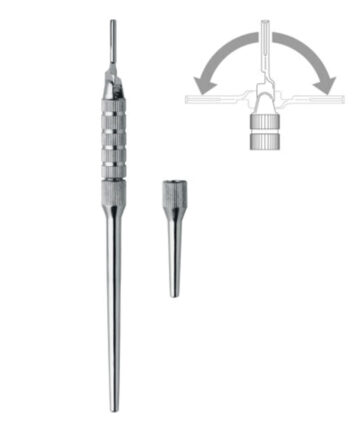 Swivel Head Scalpel Handle (for Dermatome)