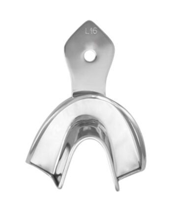 Stainless Steel Impression Trays (L16) Plain Stainless Steel Rim Lock Type