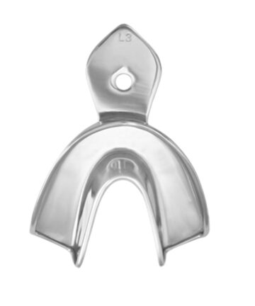 Stainless Steel Impression Trays (L3) Plain Stainless Steel Rim Lock Type