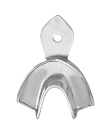 Stainless Steel Impression Trays (L4) Plain Stainless Steel Rim Lock Type