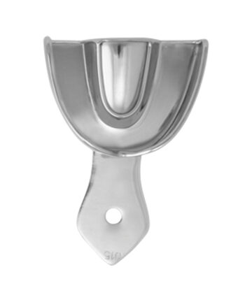 Stainless Steel Impression Trays (U15) Plain Stainless Steel Rim Lock Type