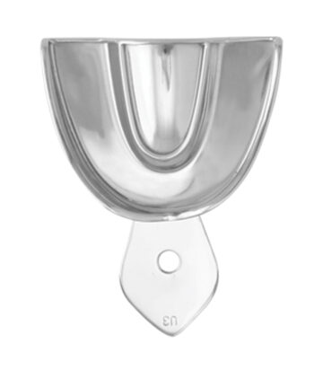 Stainless Steel Impression Trays (U3) Plain Stainless Steel Rim Lock Type