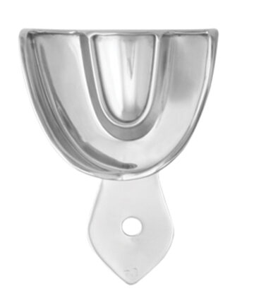 Stainless Steel Impression Trays (U4) Plain Stainless Steel Rim Lock Type