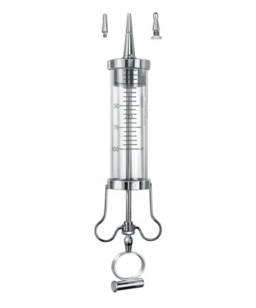 Trocars, suction tubes, Cannulas , Wound and Bladdersyringe, glas barrel, acc. to Janet